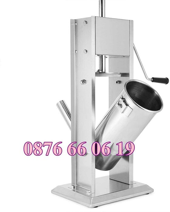 Професионална пълначка за месо 3 л, 5 л и 7 л, две скорости редуктор