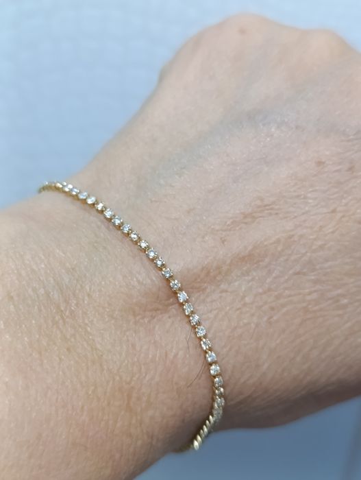 Теннисный браслет с бриллиантами