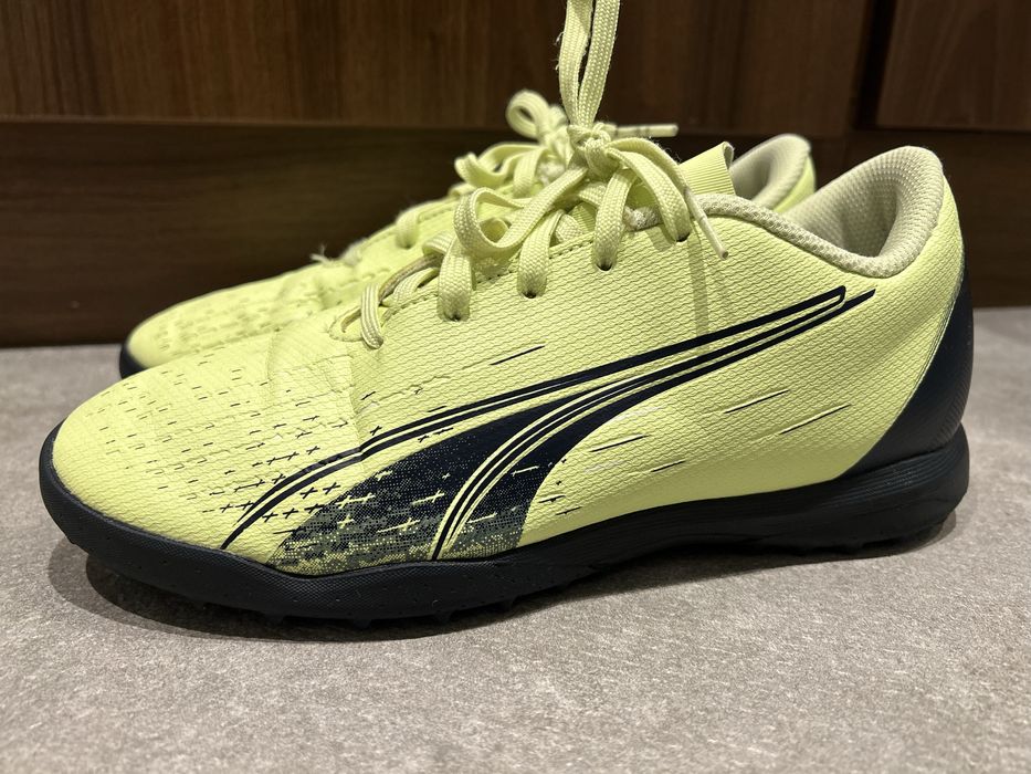 Puma Обувки за футбол Ultra Play Tt Jr 106926 01 Зелен, размер 36
