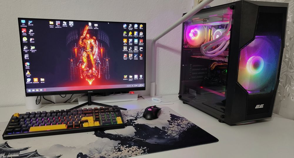 Игровой компьютер на Ryzen 12 ядер, видеокарта RTX + в подарок МОНИТОР
