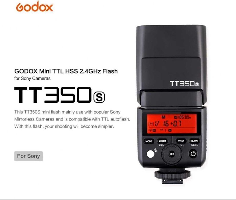 SONY A7 Godox TT350S Mini Thinklite TTL