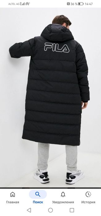 Продам пуховик Fila оригинал
