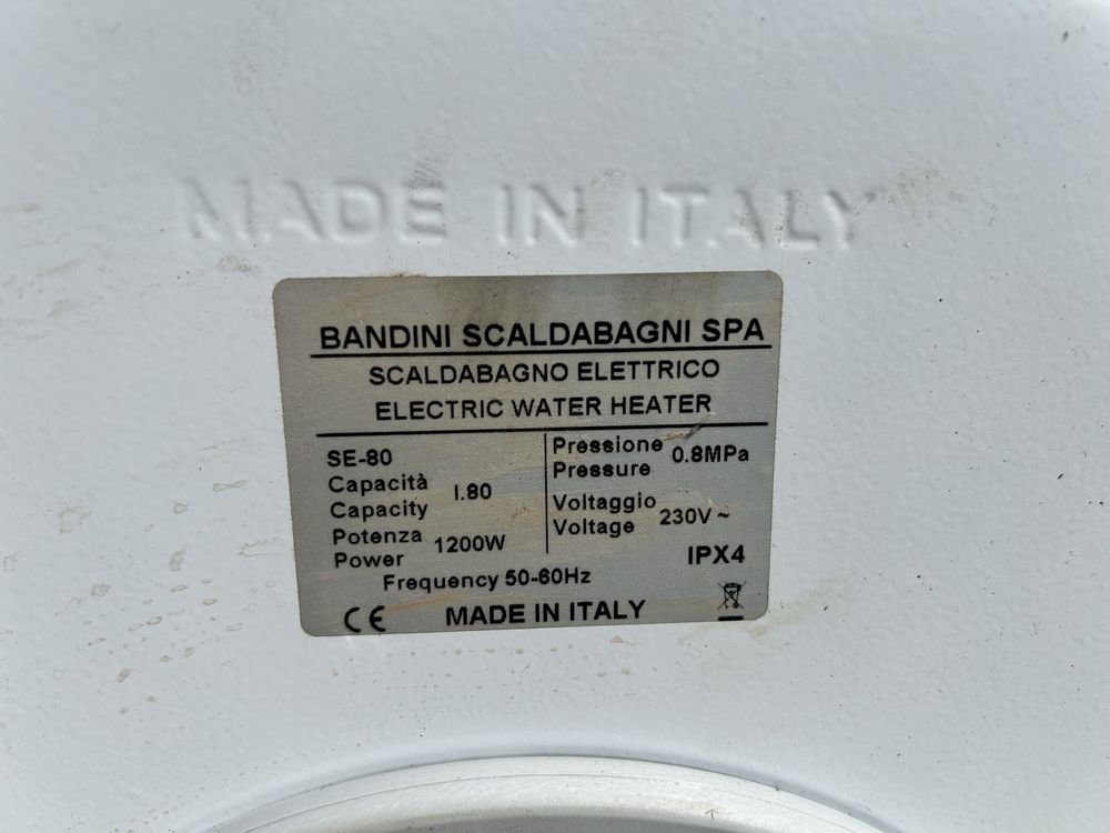 Boiler electric 80 litri Italia Bandini
