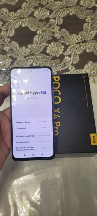 Xiaomi Poco X4 Pro 5G 16/256GB Blue Igravoy Original Karobka Ideal Zor