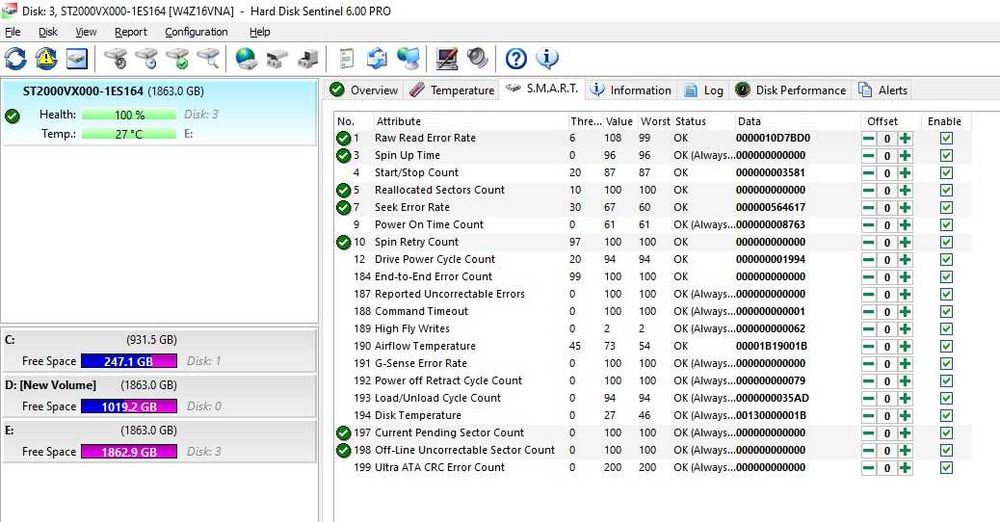 Hard disk desktop Seagate SV35 3.5 2TB 7200rpm 64MB SATA3 -ST2000VX000