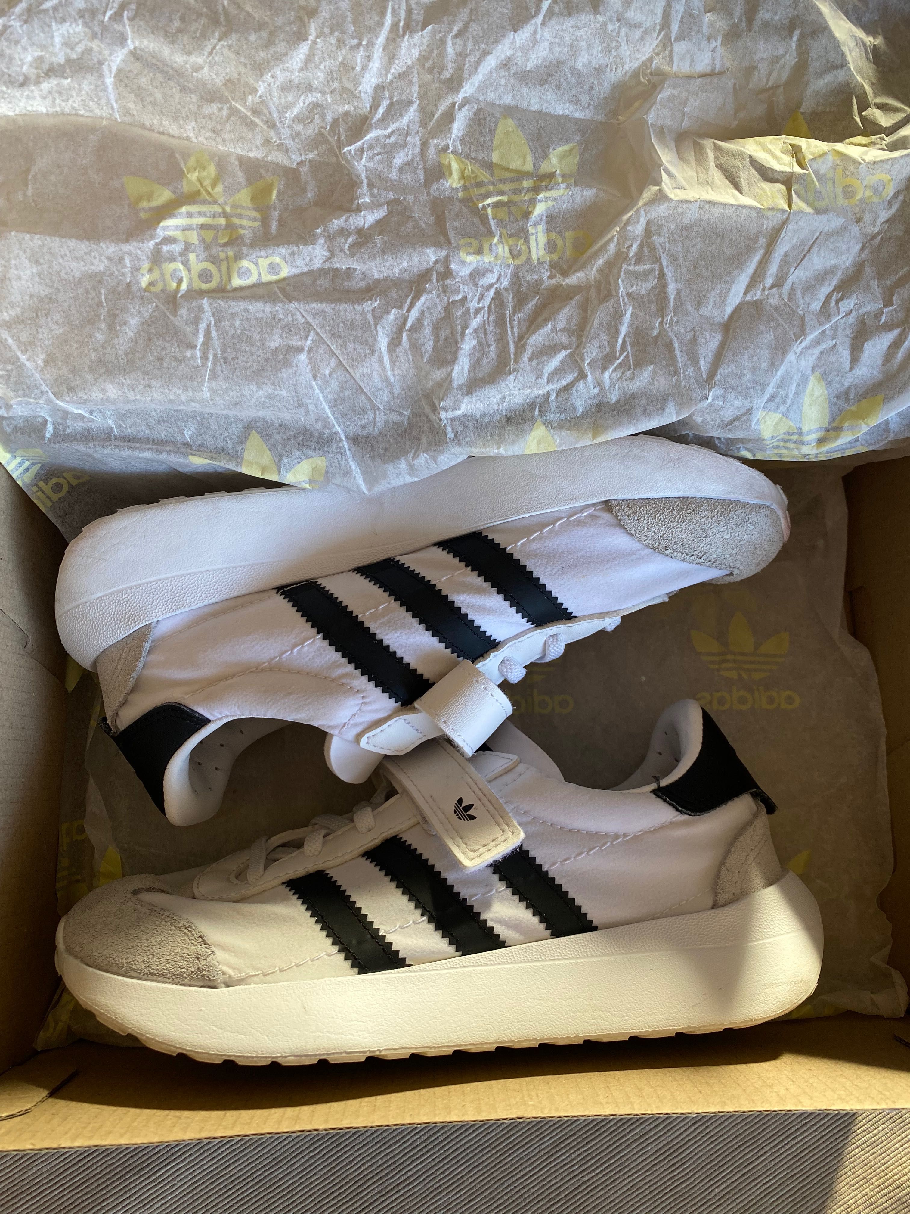 Adidas OrthoLite, бели кожа+ текстил