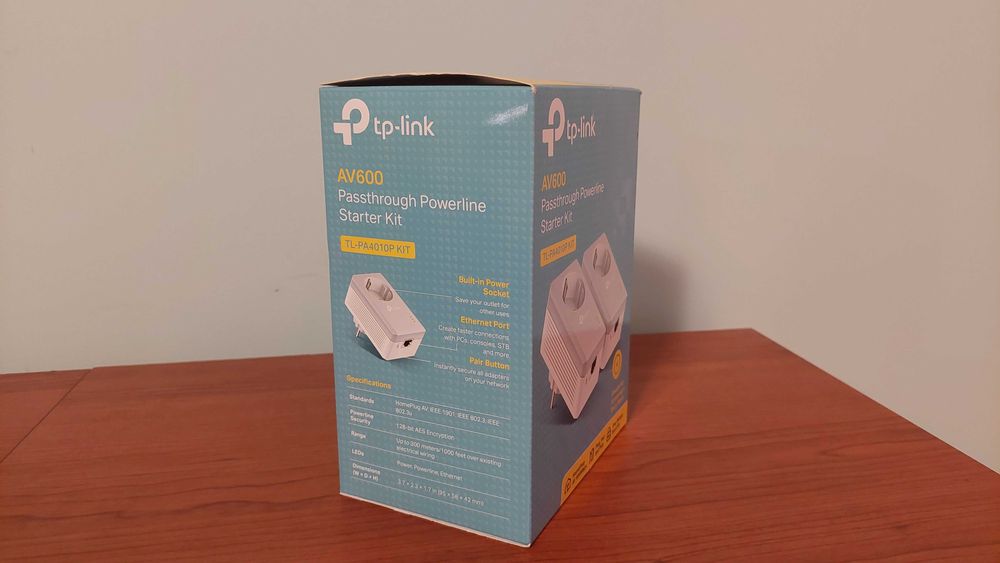 Powerline адаптери TP-Link TL-PA4010P - 3 комплекта