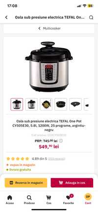 Vand oala sub presiune Tefal