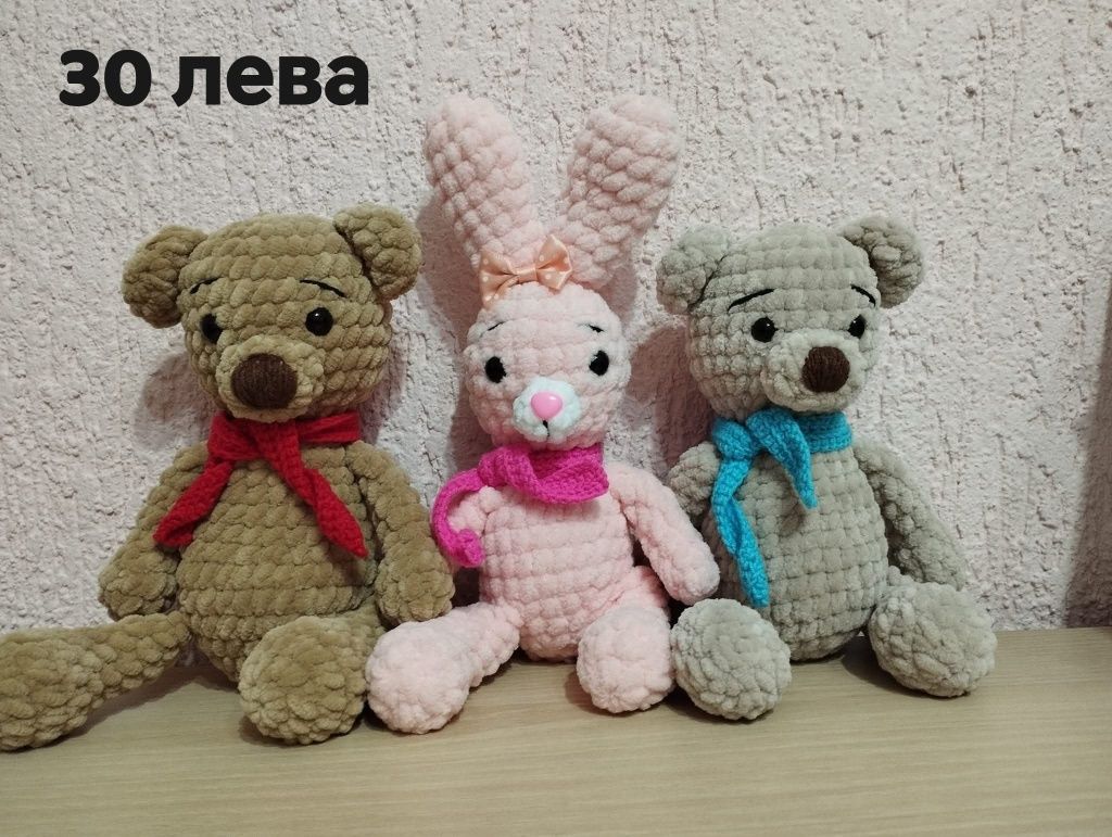 Ръчно плетени играчки