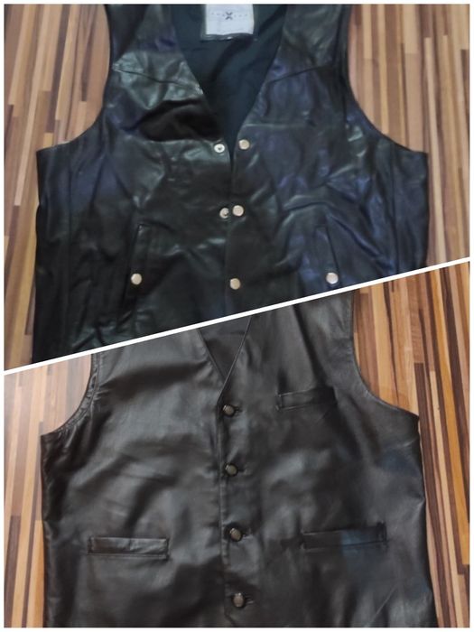 Vesta piele, mărimea L /L-XL