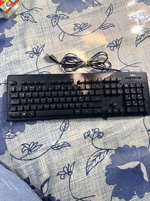 Klaviatura kuk podsvetkali kompyuter uchun USB kabellik
