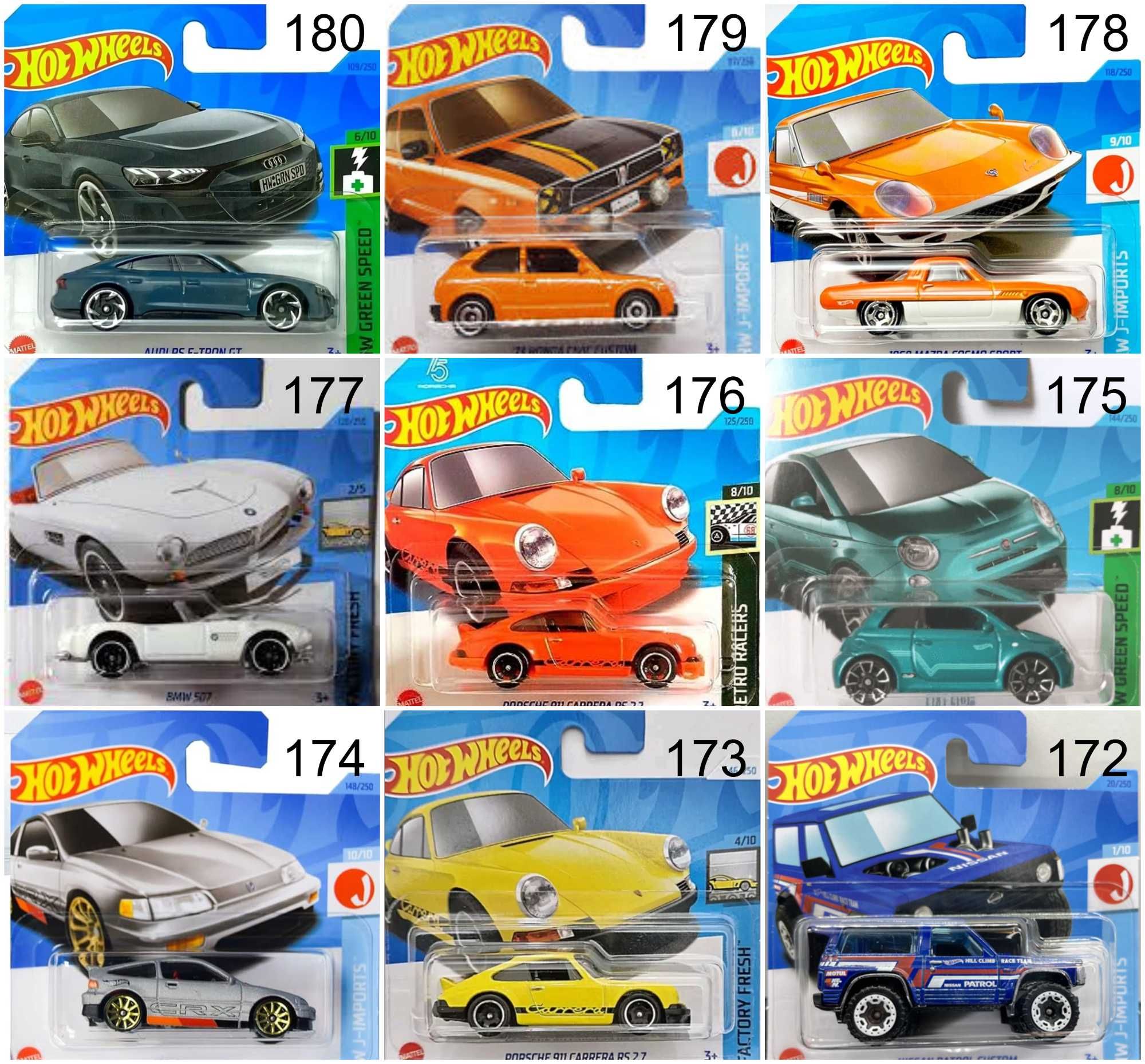Метални колички Hot Wheels Хот Уиилс в мащаб 1:64 От различни години 1