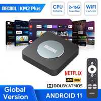 TV Box MECOOL KM2 PLUS Dolby, Android 11, Netflix and Google 4K