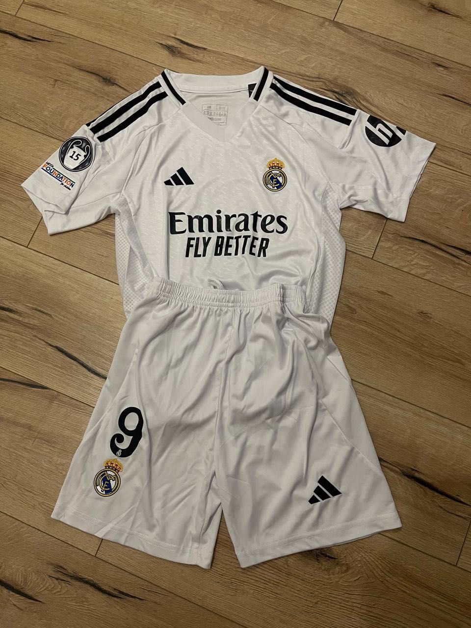 детски футболен екип Mbappe Real Madrid UCL