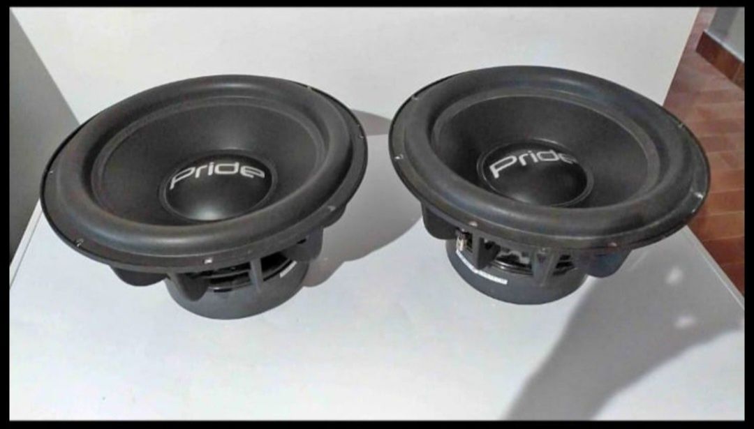 2 Суб Говорителя 15" Pride MT15 1750w Rms 2×2ohm Нови