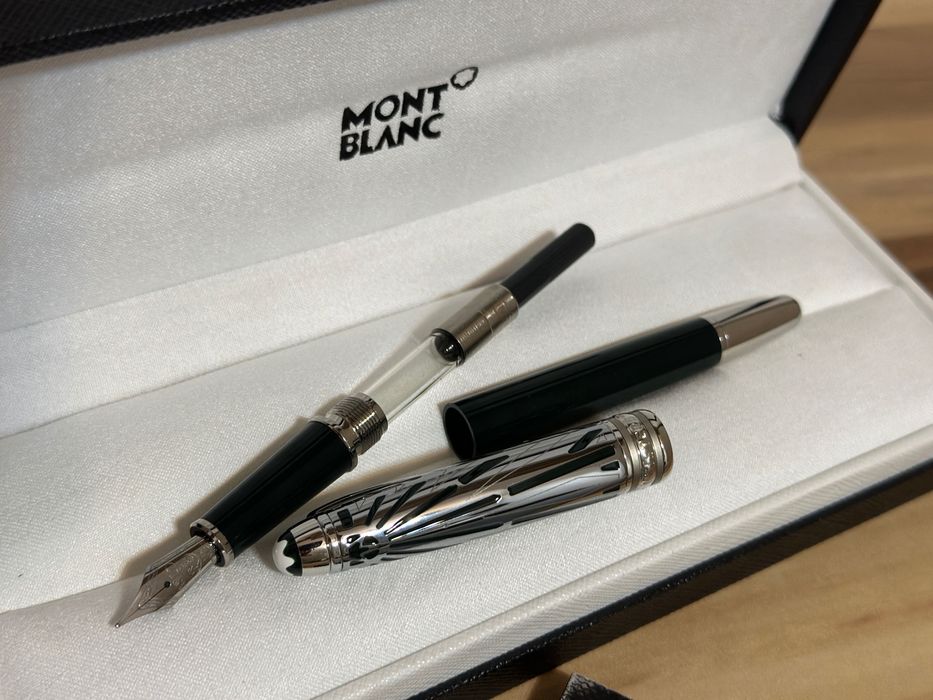 Stilou Montblanc Meisterstuck 100 years, Fountain Pen negru/verde