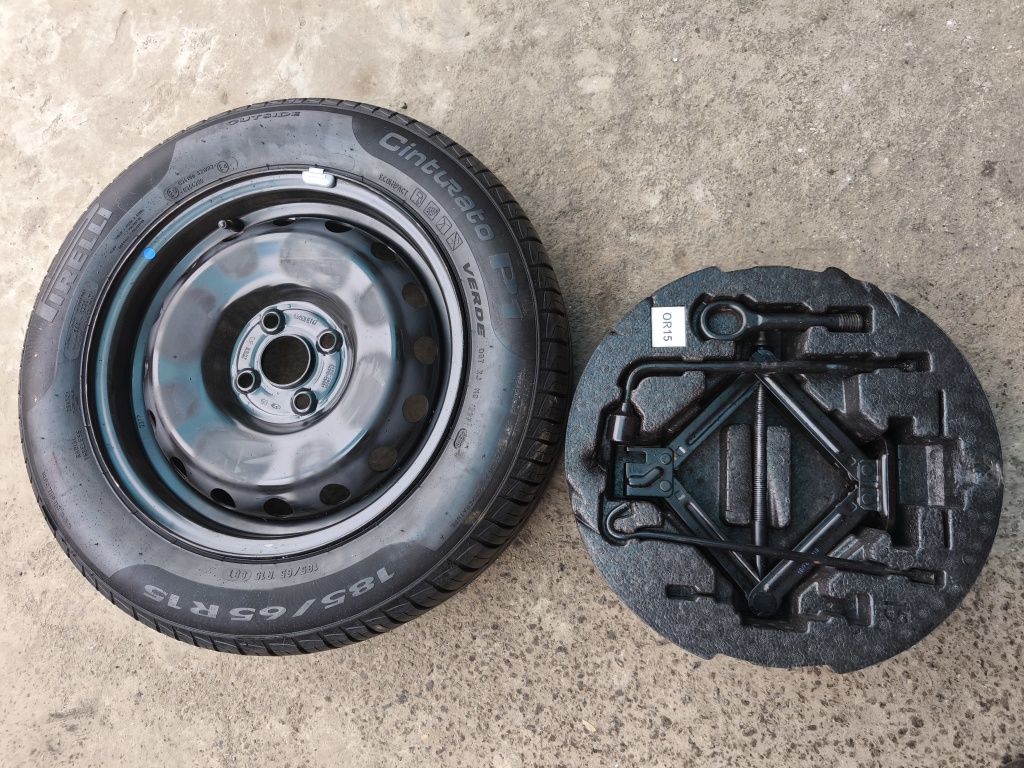 15" оригинална резервна джанта с гума за Hyundai i20/Kia.