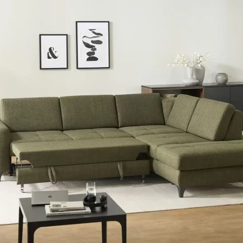 Разтегателен ъглов диван с ракла, Cosima II, внос Германия