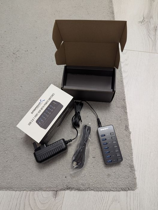 Hub USB SABRENT , 7 porturi