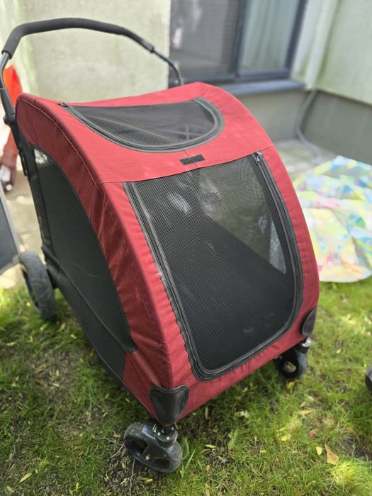 PawHut carucior transport Caini medii-mari pana la 55 kg carut