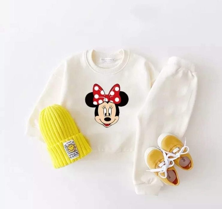 Trening fetiță alb 6 luni-3 ani