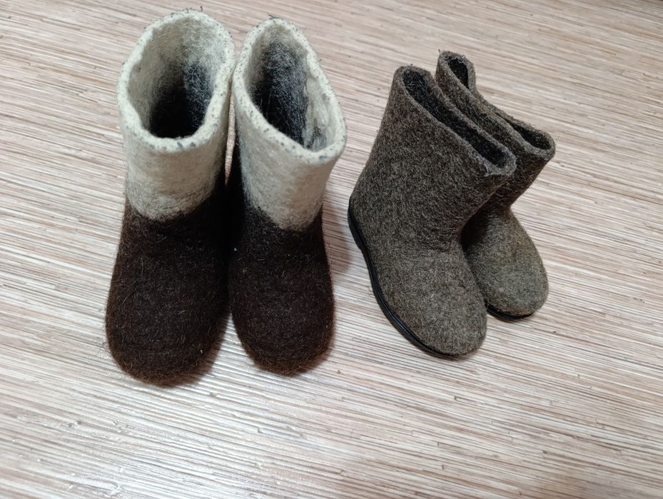 Валенки и осенние ботиночки