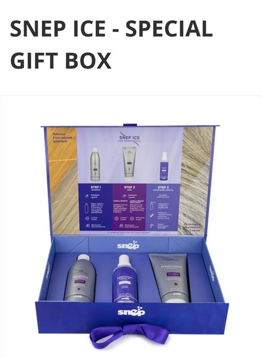 Kit anti galben pentru par blond , alb