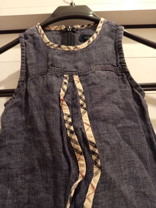 Оригинална детска рокля Burberry - размер 92