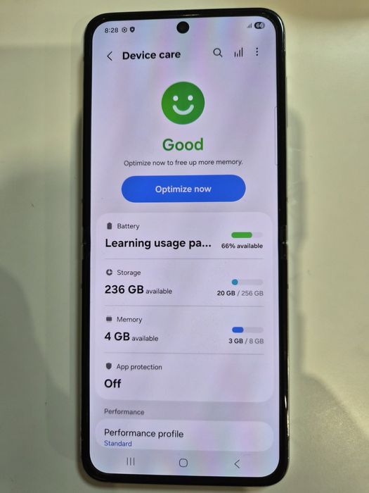 Zflip 5 256, в гаранция