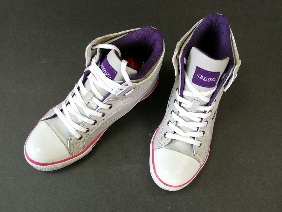 Ghete dama copii  Tenisi captusiti  PIELE  39 40 KAPPA converse Ca NOI
