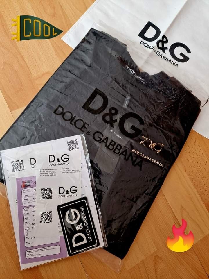 Tricouri bumbac Dolce Gabbana, cod Qr,card,eticheta, marimi diverse