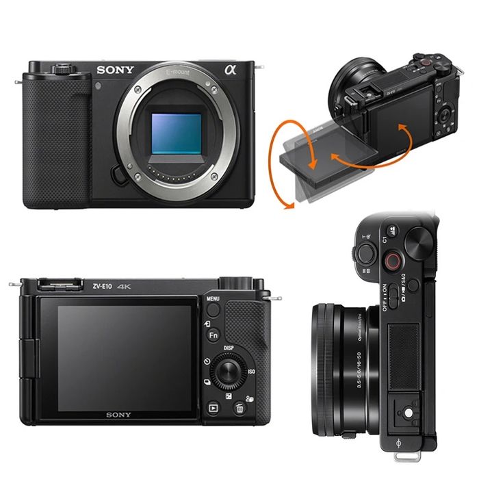 Sony Alpha ZV-E10 kit 16-50 mm . Гарантия год