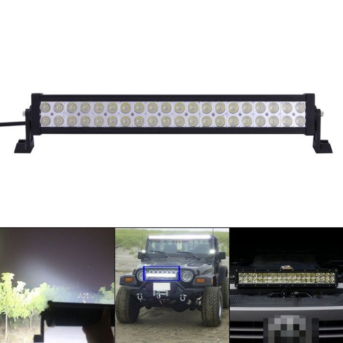 Мощен led бар 36w 72w 120w 180w 240w 288w 300w 12v 24v atv 4х4 офроуд