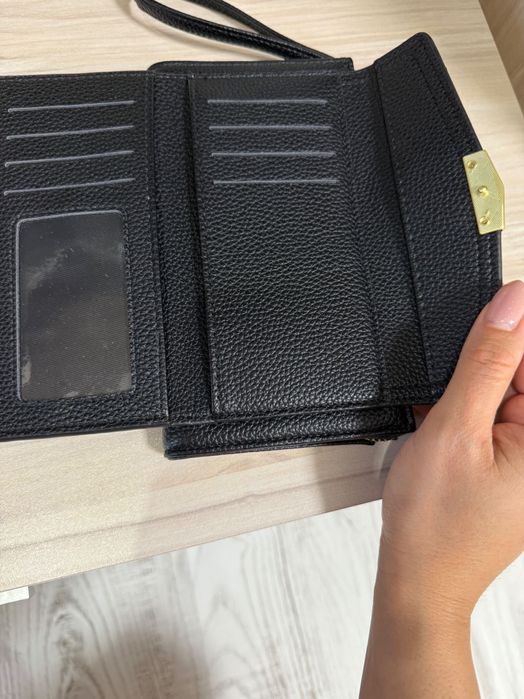 Дамски портфейл - Черен