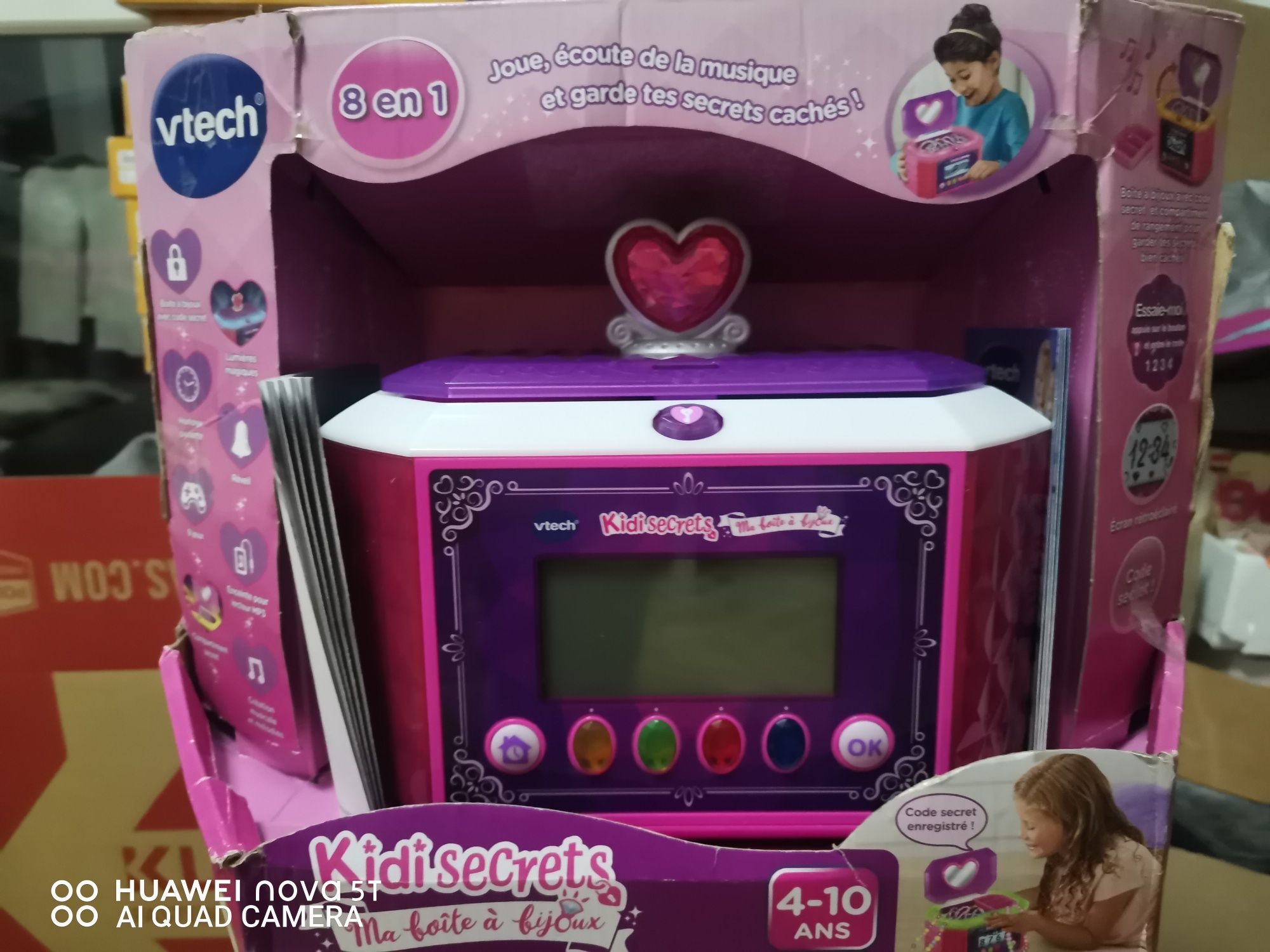 VTech - KidiSecrets – Cutia mea roz pentru bijuterii