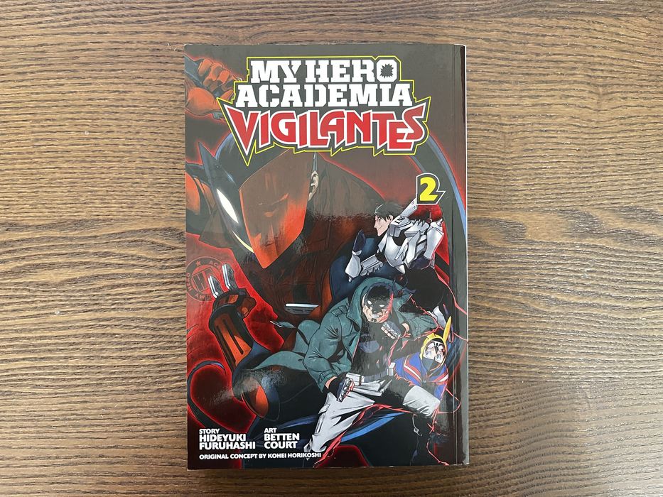 Три волюма манга на My Hero Academia: Vigilantes