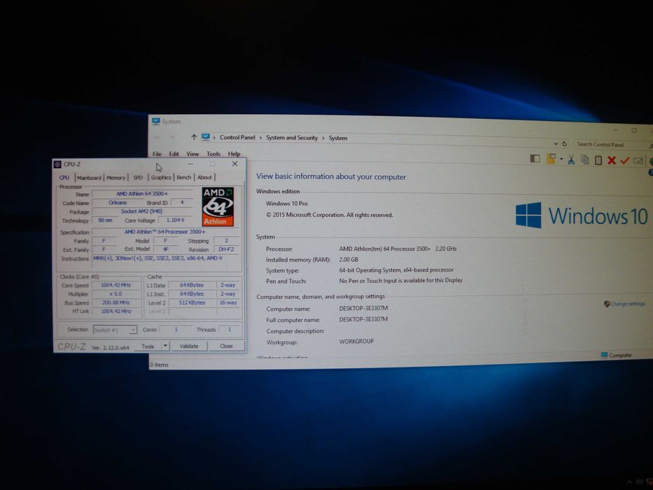 Procesor AMD Athlon 64 3500+ 2.2 Ghz Orleans 512k socket AM2 940