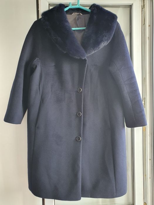 Шерстяное зимнее пальто р.54-56. Есть Kaspi рассрочка.