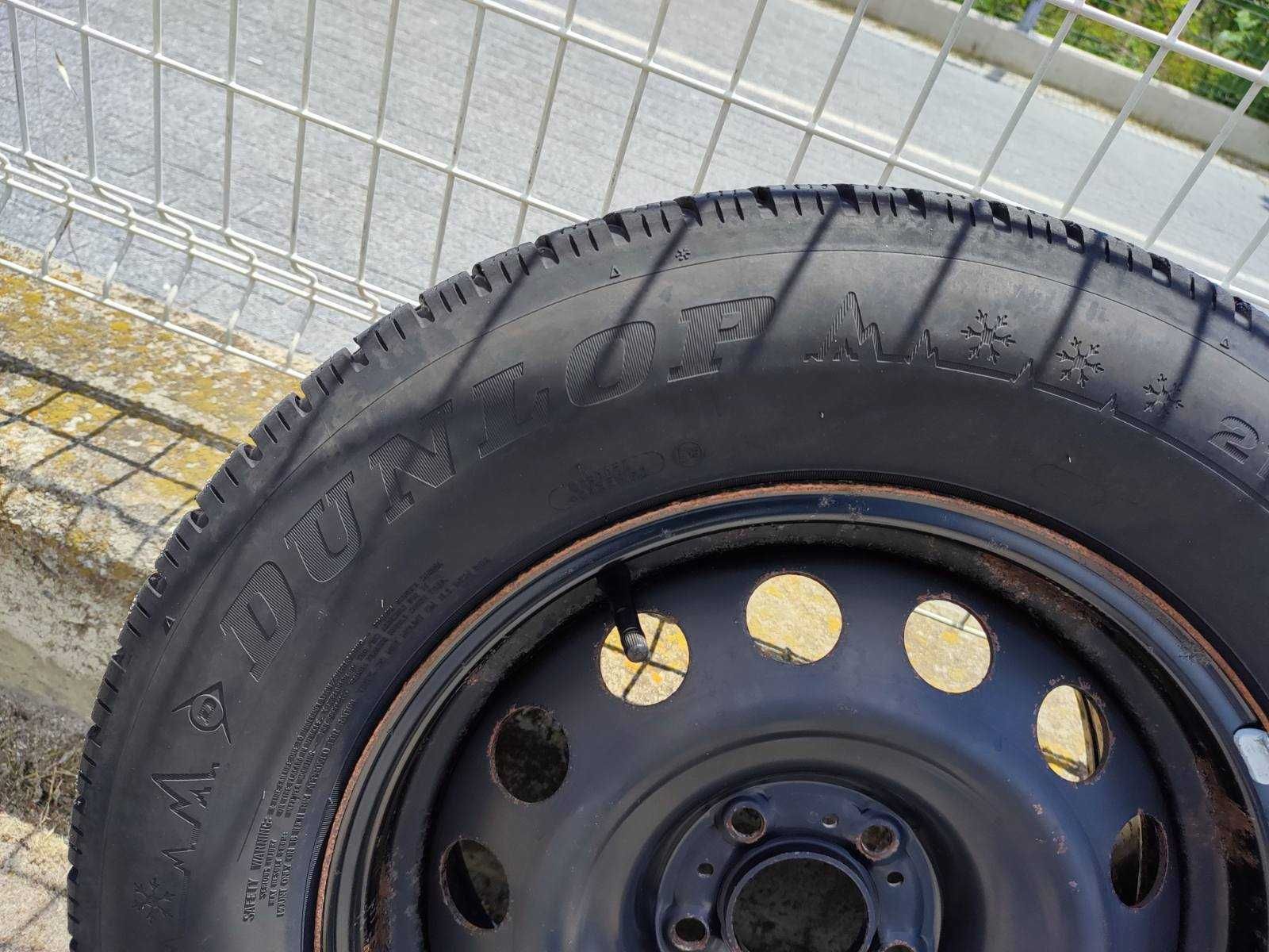 273 - 4бр. Стоманени джанти 16'' 5x108 с гуми 215/70R16 Opel