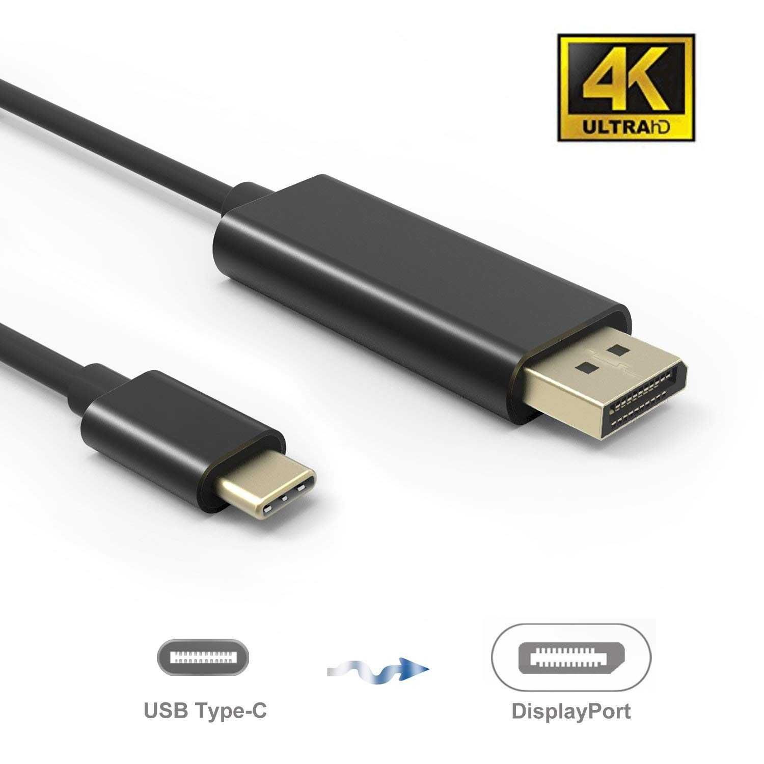 Cablu USB Tip C la Displayport DP Cablu USB Type C la Displayport DP