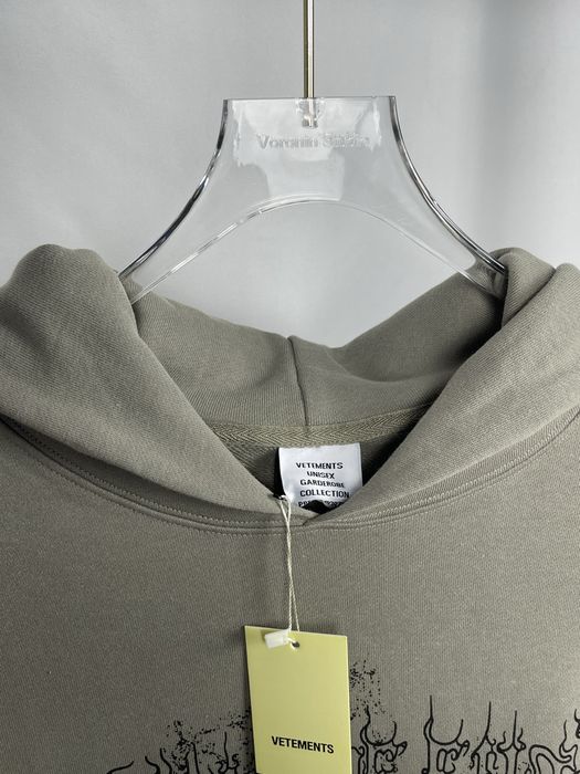 Vetemente Brown Hoodie | Hanorac Vetements