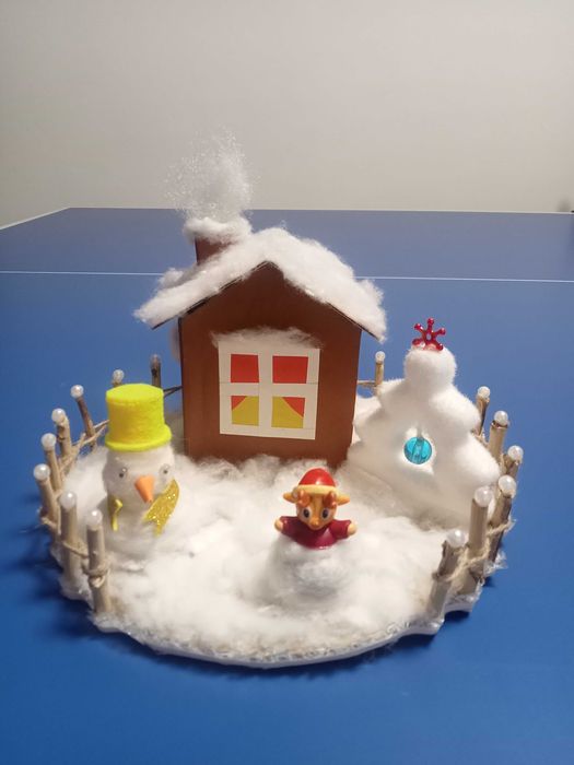 Зимняя поделка. Цена 2000 тг