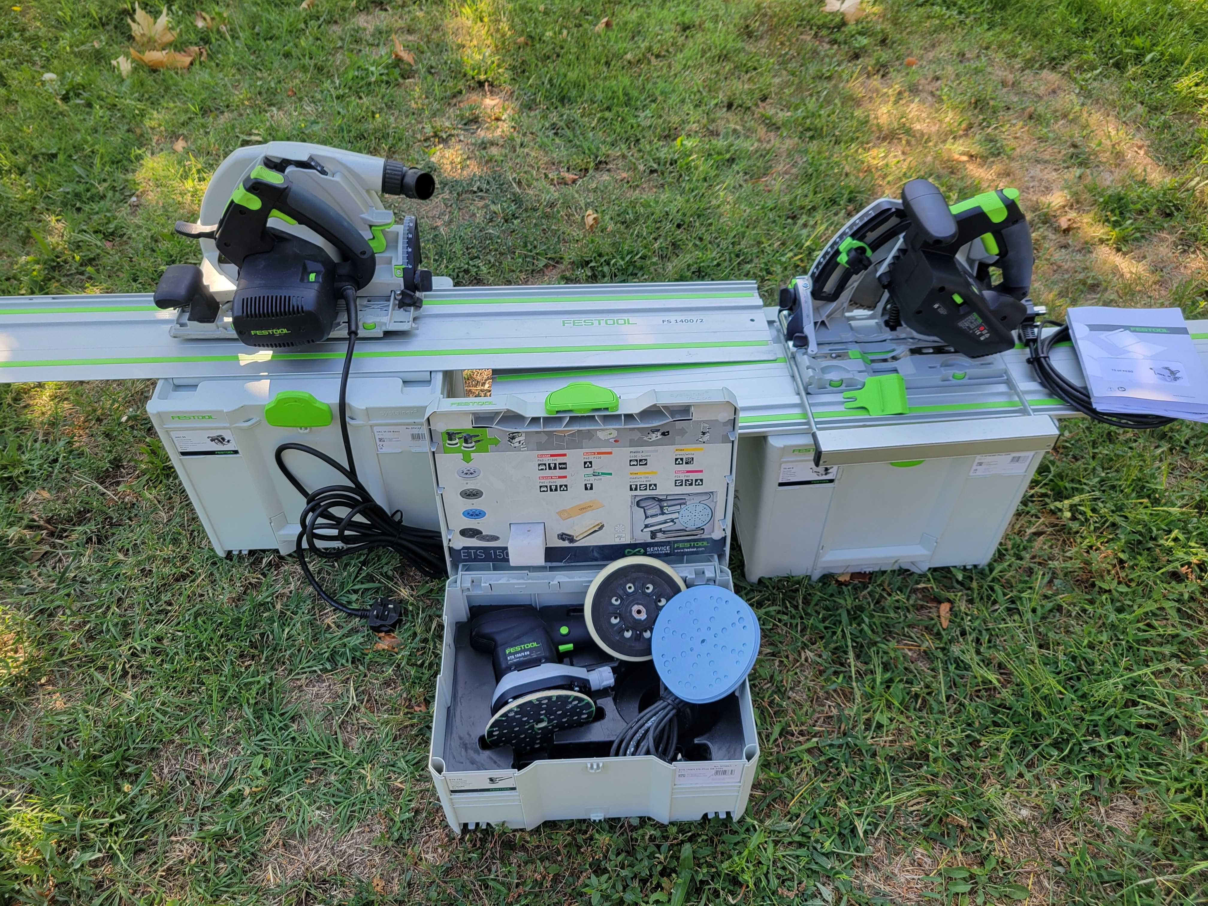 Циркуляри +линеал Festool TS60KEBQ, HK85EB 235мм виброшлайф ETS150/5EQ