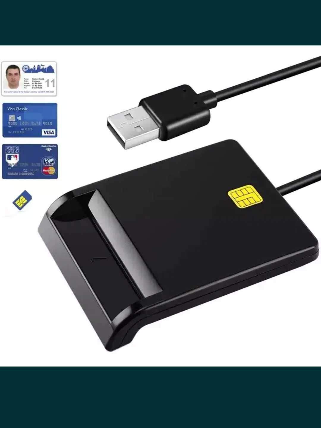 Картридер, Фискальный, EMV Card Reader Smart card reader CAC, PIV, BA