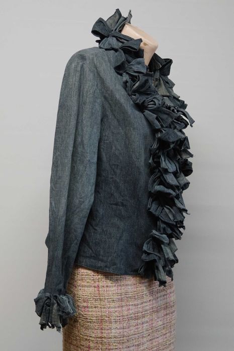 Jacheta denim Anne Fontaine model Kyara marimea3