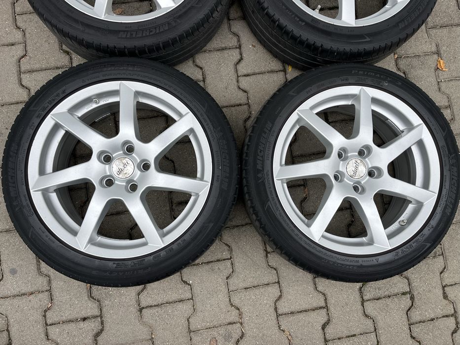 Jante aliaj 5x112mm, anvelope 225/45 R17, VW Audi Seat Skoda Merecedes