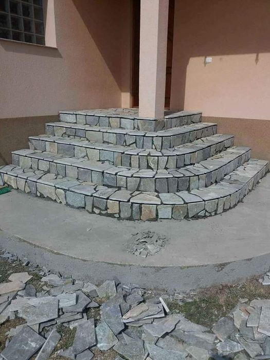 Piatra naturala de munte de Grecia 100%. Lucrez în toată Țara