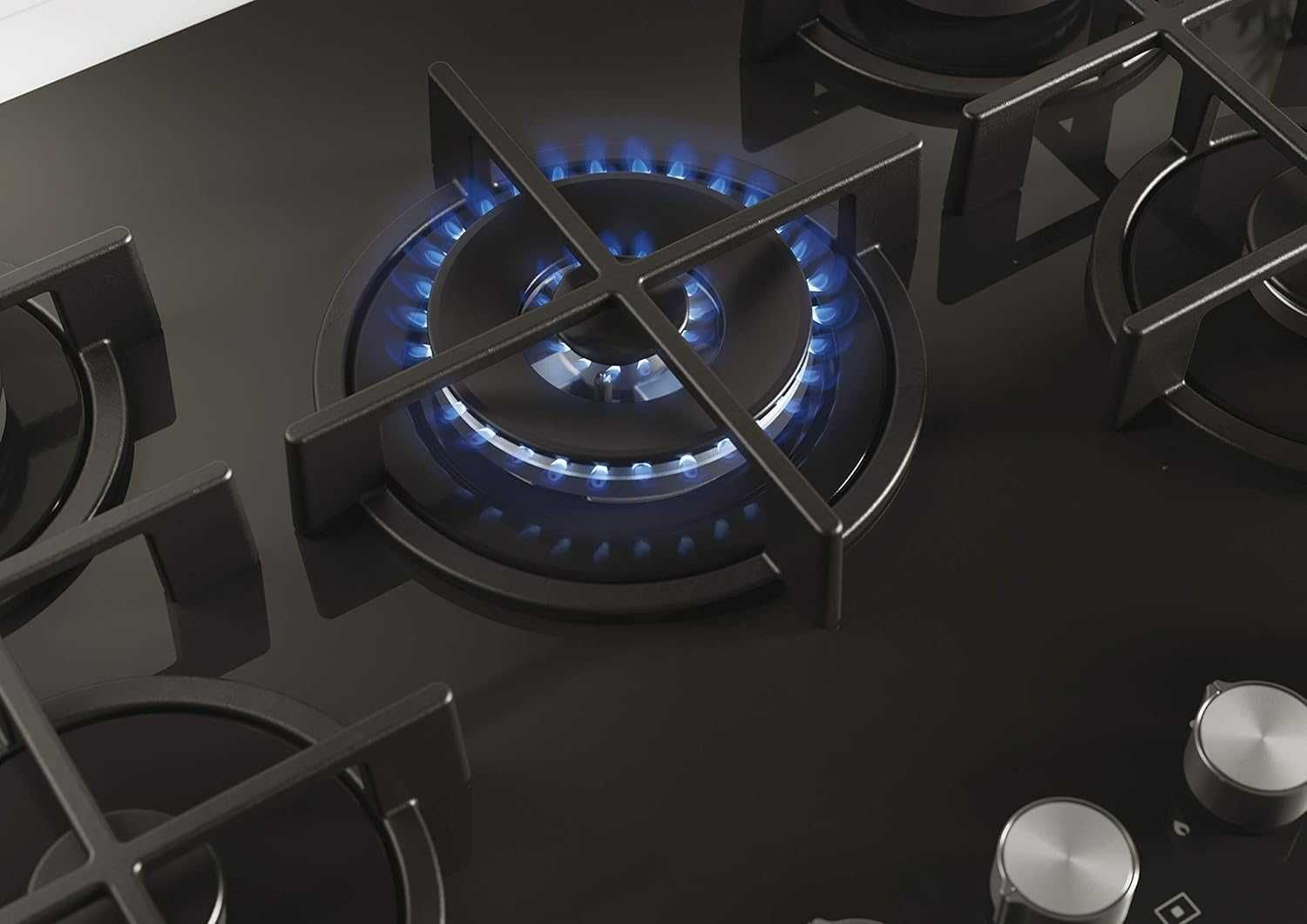 Газов котлон Candy Moderne (CVG74WPB) 5 коронки 75см