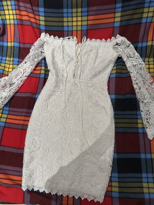 Продам белое платье, размер М