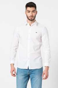 Риза Lacoste, бяла, Slim Fit, 42/L